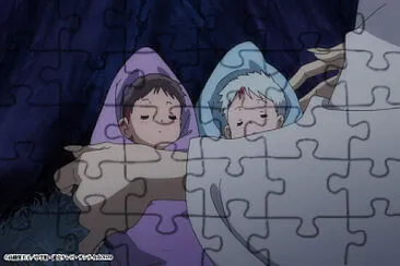 sesshomaru deja a las gemelas en el arbol sagrado hanyo no yashahime