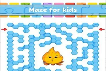 color maze game for kids jigsaw puzzle