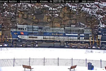 NS-1070  "Wabash " Heritage unit. SD70ACe. jigsaw puzzle