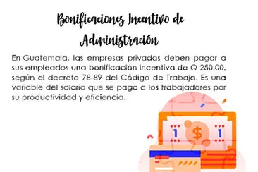 Bonificaciones Incentivo de AdministraciÃ³n