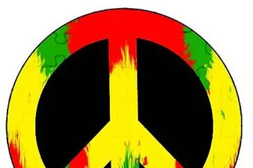 Rasta Peace Sign jigsaw puzzle
