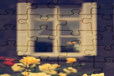 yellow jigsaw puzzle