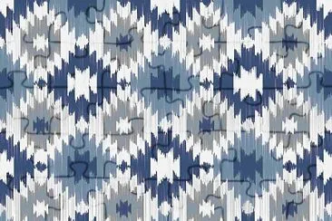 Ikat jigsaw puzzle
