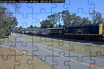FOLKS CSX-9993 CSX OCS train jigsaw puzzle