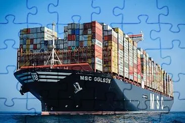 MSC Gulsun containership jigsaw puzzle