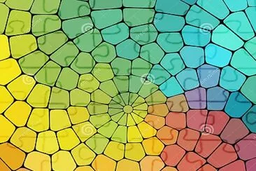 Color Magic Pattern Of Geometric Shapes jigsaw puzzle