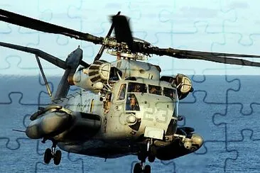 Sikorsky Super stallion ch53E helicopter jigsaw puzzle