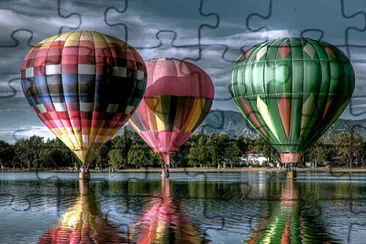 reflets de ballons jigsaw puzzle
