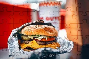 hamburger jigsaw puzzle