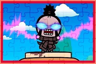 doga se molesta con los chefs por molestarla pucca jigsaw puzzle