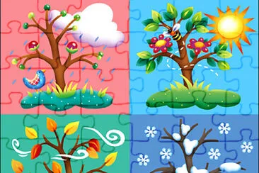 פאזל של Les saisons
