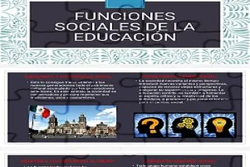 Funciones sociales jigsaw puzzle
