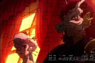zero y kirinmaru habla con los cuatro peligros hanyo no yashahime jigsaw puzzle