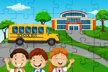 Dia da escola jigsaw puzzle