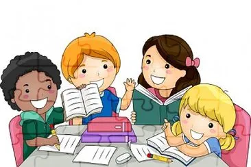 NIÑOS ESTUDIANDO