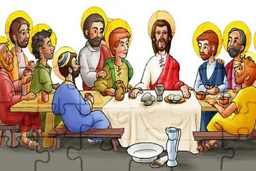 Última Cena de Jesús jigsaw puzzle