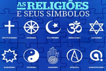 פאזל של As religiões e seus símbolos