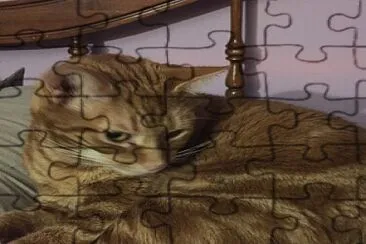 HappCat resting jigsaw puzzle