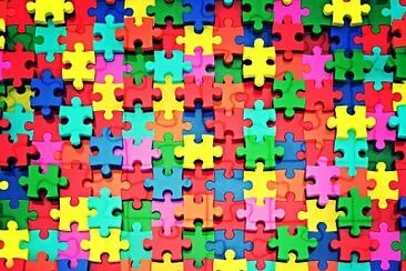 colorful puzzles pieces jigsaw puzzle