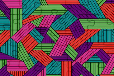 colorful geometric pattern jigsaw puzzle