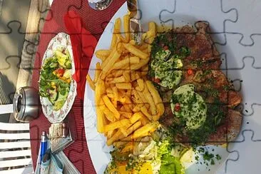 Steak jigsaw puzzle