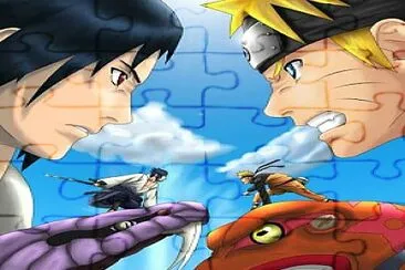 Sasuke vs naruto jigsaw puzzle