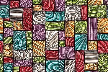 פאזל של colorful squares