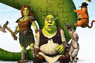 Shrek Pra Sempre jigsaw puzzle