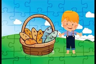 O milagre de Jesus jigsaw puzzle