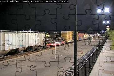 train car axles at Tucson,AZ/USA jigsaw puzzle