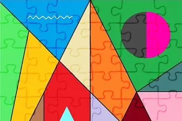 Couleurs Patchwork jigsaw puzzle