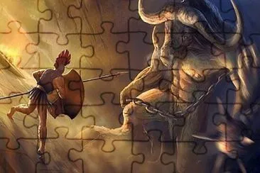 ¿Qué bestia te aguarda dentro del laberinto? jigsaw puzzle