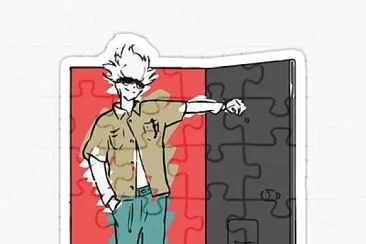 a jigsaw puzzle
