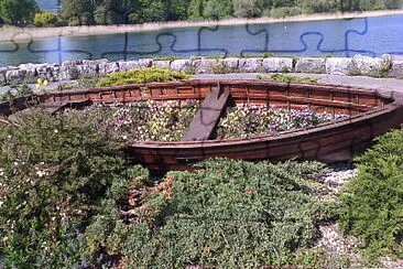 Cortaillod barque en bois