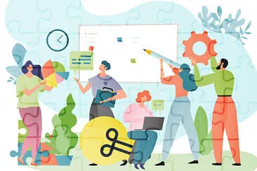 פאזל של Trabajo en equipo