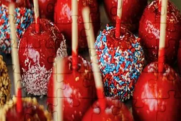 candy apples jigsaw puzzle