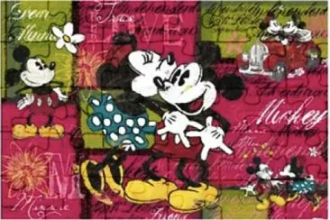 פאזל של Mickey y Minnie
