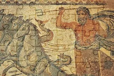 mosaico dios romano jigsaw puzzle