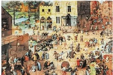Jogos Infantis de Pieter Brueghel- 1560 jigsaw puzzle