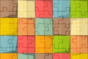 colored squares jigsaw puzzle