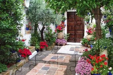 Caminho florido jigsaw puzzle
