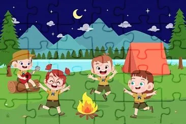 Dibujo Campamento jigsaw puzzle