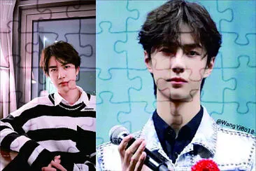 Chinese actor Wang Yibo jigsaw puzzle