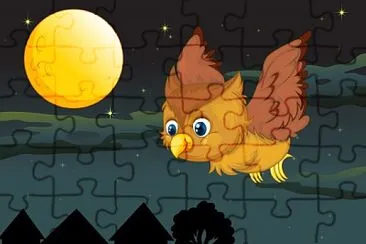 cuento   "El Búho y la Luna  "