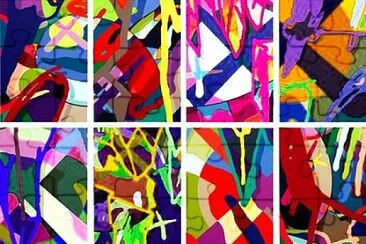 draw jigsaw puzzle