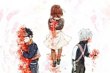 Kakashi, Rin, Obito