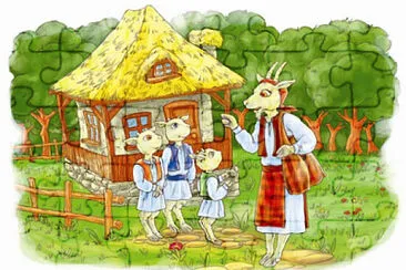 Capra cu trei iezi jigsaw puzzle
