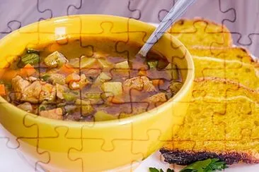 a jigsaw puzzle