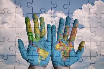 O MUNDO EM NOSSAS MÃOS jigsaw puzzle