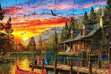 Beau coucher de soleil